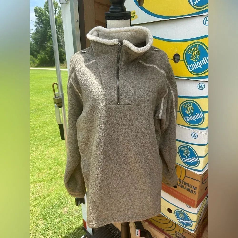 Kuhl Cozy Tan Quarter-Zip Pullover